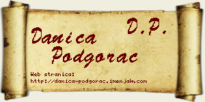 Danica Podgorac vizit kartica